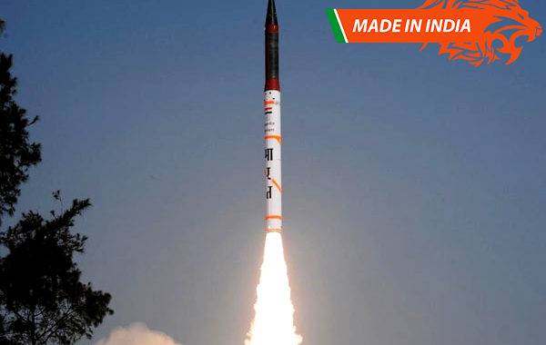 India successfully test fires nuclear weapons 4000 km range ballistic Agni-IV missile
