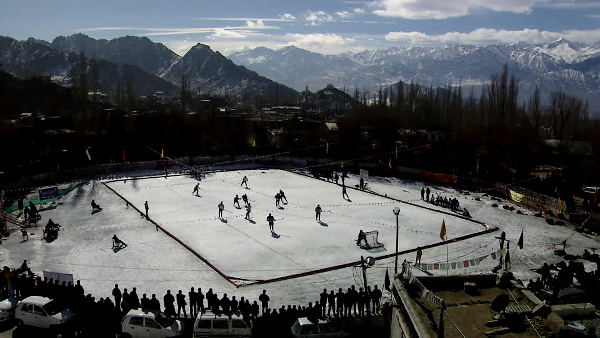 Indian Army organises ice hockey tournament in Ladakh's Drass at minus 22 degrees Celcius