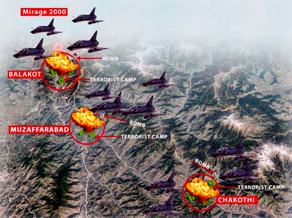 New Delhi: The Balakot air strike by Indian warplanes in response to the Pulwama terror attack killed over 260 terrorists. Large graves were dug up to bury the bodies and a lot many bodies burnt by getting petrol from cars. Bodied were even thrown into the river to ensure no evidence were left behind.