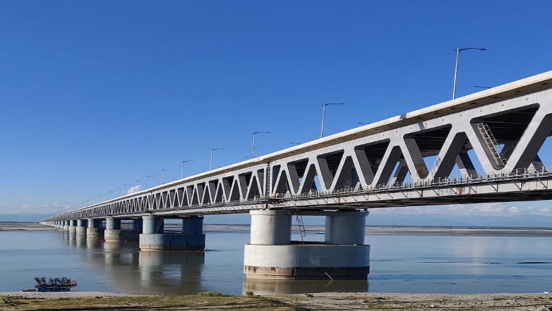 The 4.94 kilometre-long Bogibeel bridge above the mighty Brahmaputra in Assam, which is India’s longest rail-cum-road bridge, was inaugurated by Modi on December 25 last year. 