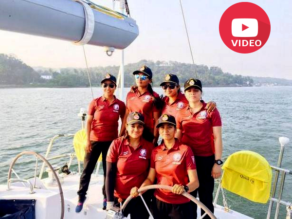 The all-women team of INSV Tarini, who circumnavigated the globe, talk about their successful voyage and challenges they conquered bravely.