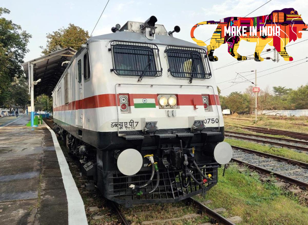 Indian Railways rolls out new ‘Make in India’ 160 kmph WAP-7HS locomotive for Rajdhani, Shatabdi and Duronto