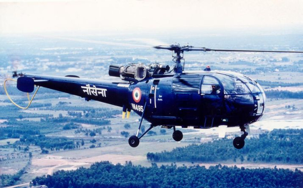 Indian Navy aircrew lands malfunctioning Chetak chopper in middle of Arabian Sea; egresses safely