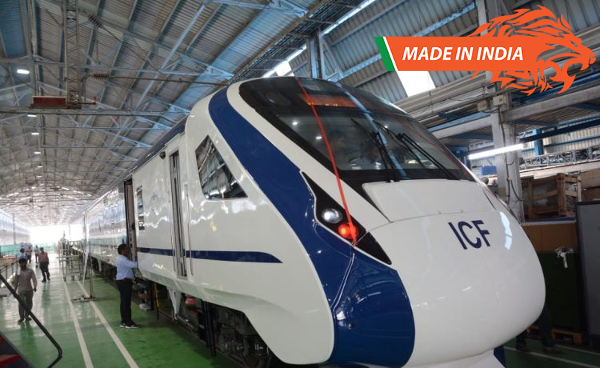 Vande Bharat Express is a luxury air-conditioned chair car train service that will eventually replace Shatabdi Express trains on the Indian Railways network.