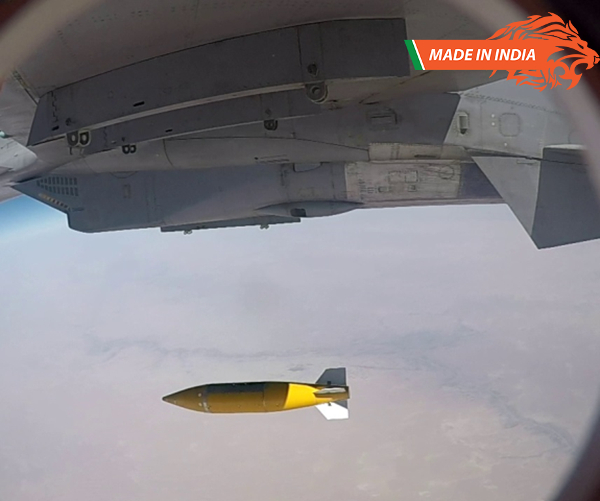 DRDO successfully test fires indigenous inertially-guided bomb at Pokhran