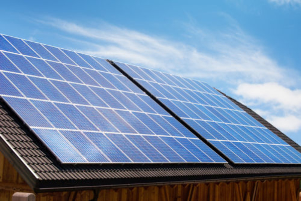 Roof top solar power plant for Naval Base