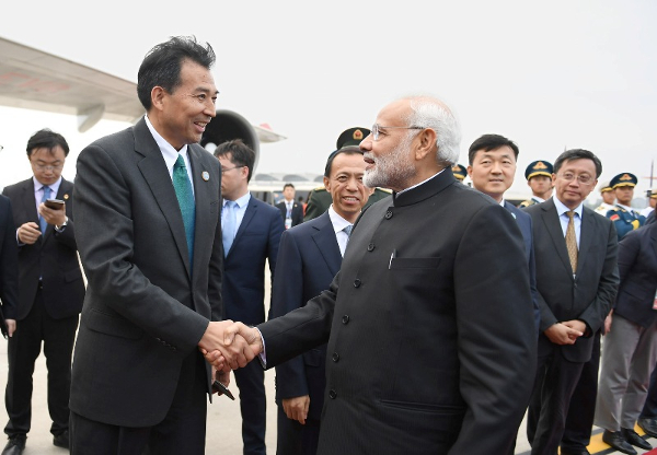 PM Modi meets Kyrgyzstan President Sooronbay Jeenbekov