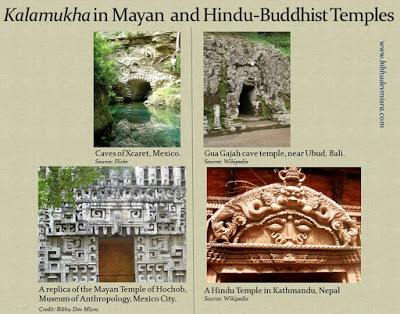  Kalamukha in Mayan and Hindu-Buddhist Temples and cave sanctuaries.