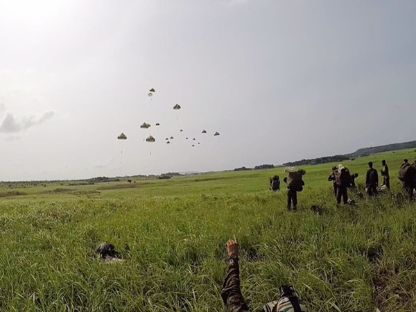 Indian Armed Forces perform daredevil stunts during Exercise BullStrike at Andaman island