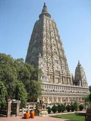  The Mahabodhi Temple at Bodhgaya built in the 5th century AD in the panchayatana style. Source: Wikipedia/Bpilgrim