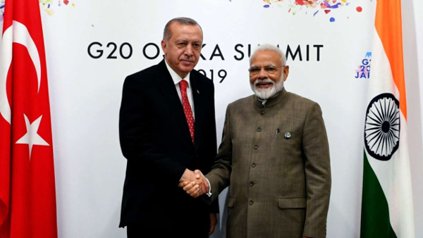 PM Modi meets Turkish Prez in Japan; holds talks on counter-terrorism, defence