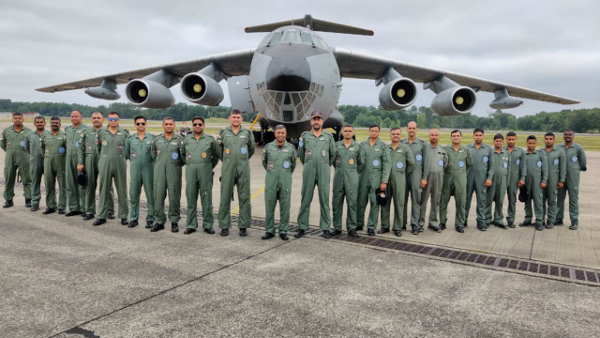 IAF Contingent Lands At France's Air Force Base For Garuda Exercise