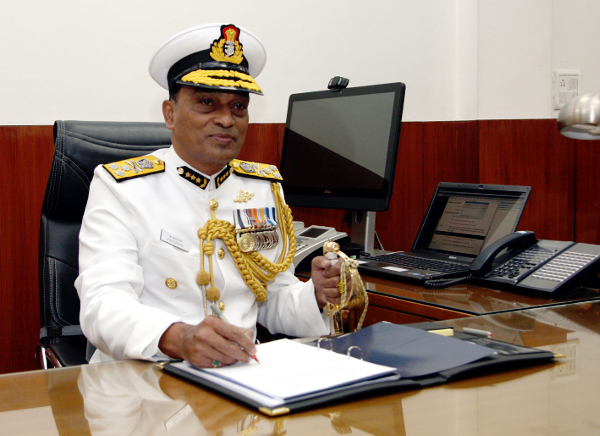 The Flag Officer K Natarajan is a recipient of President's Tatrakshak Medal for his distinguished service to the nation.