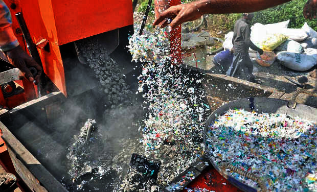 In a first, Lucknow gets road constructed using plastic waste