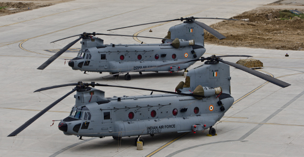 Two new Boeing Chinook helicopters arrive for IAF