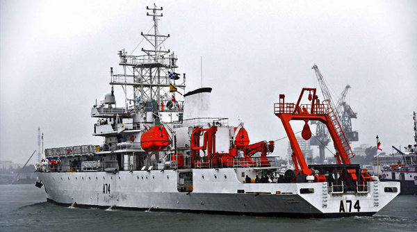 INS Sagardhwani embarks on mission Sagar Maitri