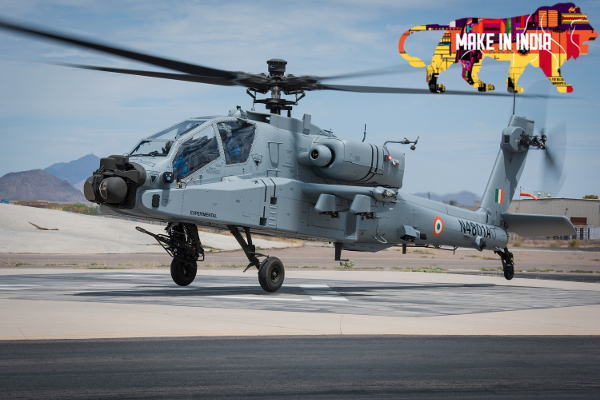 Indian Army receives four Apache helicopters