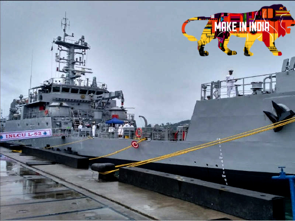 Indigenously built Landing Craft Utility (LCU) MK IV class ships ‘LCU L56'