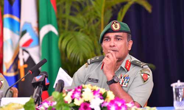 Chief of Defence Force of Maldives National Defence Force on visit to India