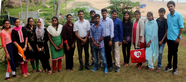 The research team at IISER- Thiruvananthapuram