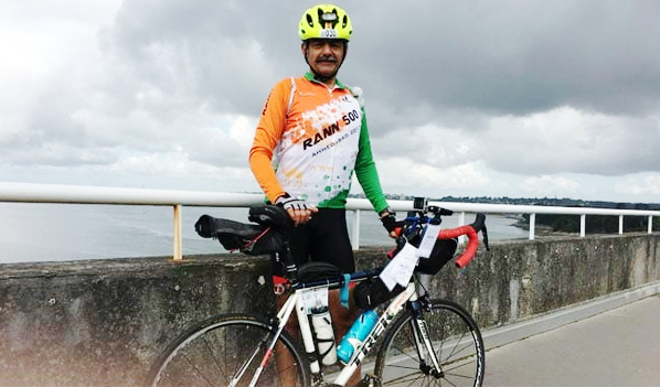 Indian Army General completes 1,200-km France cycle race