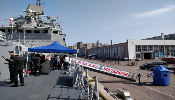 Indian Navy stealth ship visiting Finland