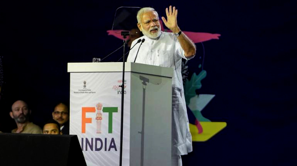 Prime Minister Narendra Modi launches 'Fit India Movement