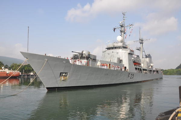 BNS Somudra Avijan arrives in Visakhapatnam