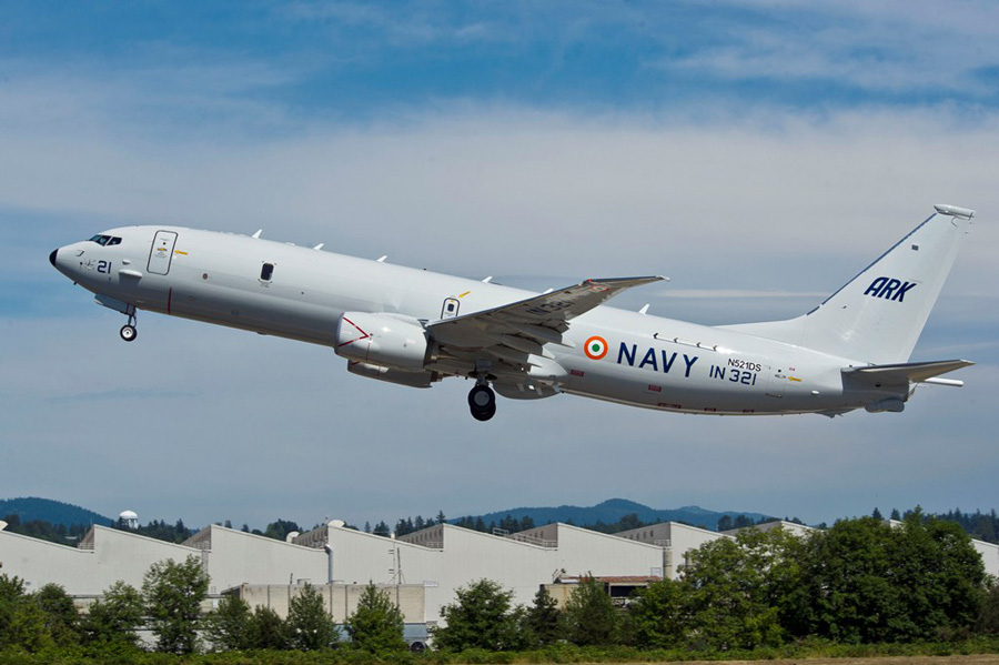 Boeing P8I maritime patrol aircraft