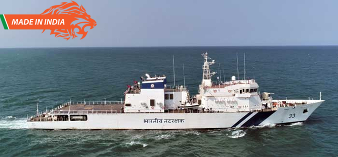 Coast Guard patrol vessel launched at L&T Shipyard in Ennore