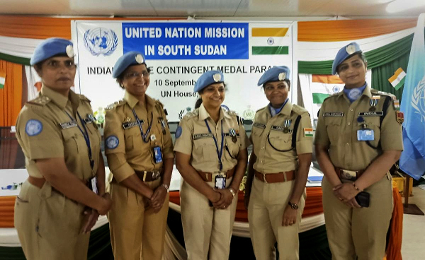 Five Indian women police honoured by UN for role in South Sudan