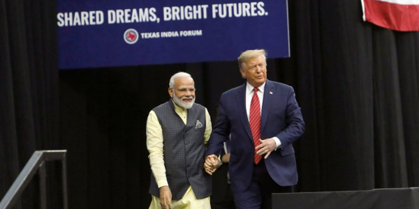 'Howdy, Modi!' - Thousands, plus Trump, rally in Texas for India's leader