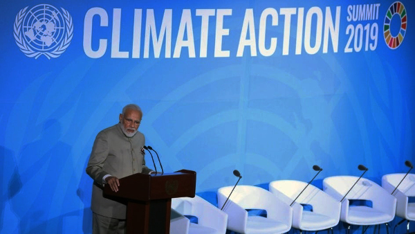 India is going to increase the share of non-fossil fuels to 175 GW by 2022, and will further take it to 450 GW: Prime Minister