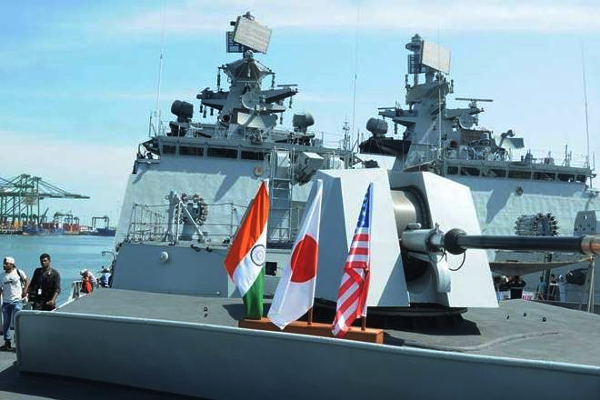 Mega naval war game among India, US and Japan begins on Thursday off coast of Japan