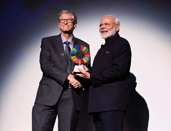 PM Narendra Modi receives Global Goalkeeper Award for Swachh Bharat Mission, dedicates it to Indians