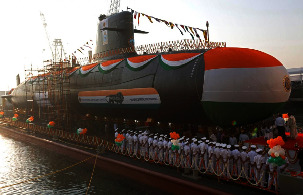 Rajnath commissions INS Khanderi attack submarine