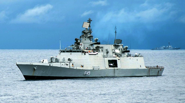 INS Sayhadri (F-49), a Shivalik-class stealth multi-role frigate; and INS Kiltan (P-30), a Kamorta-class anti-submarine warfare corvette will dock at Pier 15