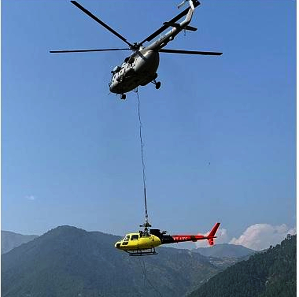 In Challenging Operation, IAF Evacuates Crashed Civilian Chopper in Kedarnath