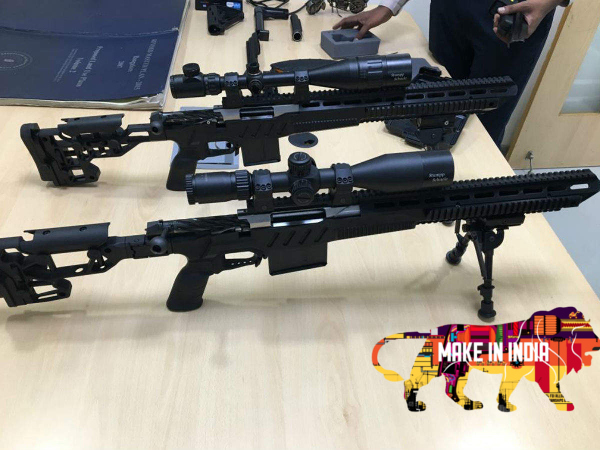 In a first, two indigenous sniper rifles developed by Bengaluru-based firm