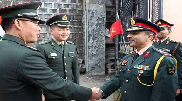 Indian, Chinese troops celebrate Chinese National Day