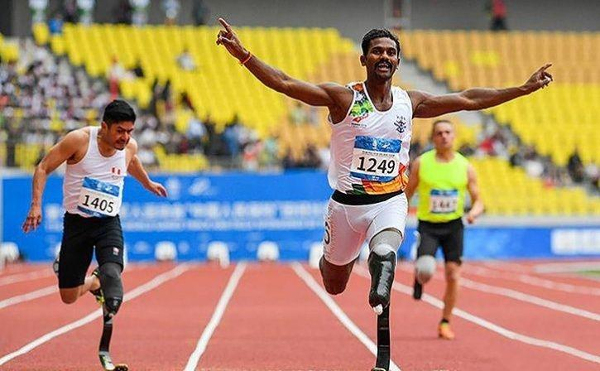 Para athlete Anandan Gunasekaran opened India's account at the Military World Games