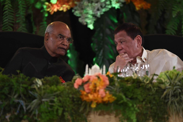 The President of India, Ram Nath Kovind, addressed the India-Philippines Business Conclave and the 4th ASEAN-India Business Summit in Manila,