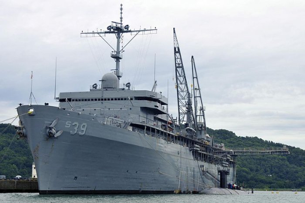 The US navy ship Emory S Land is on a maiden goodwill visit to Visakhapatnam with around 500 seamen on board.