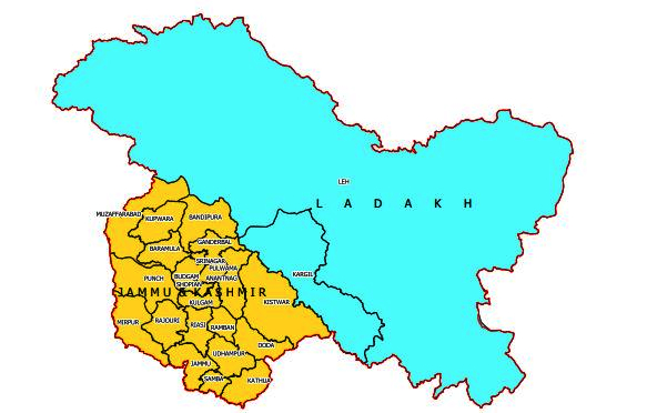 28 states, 9 Union Territories: Check out the new map of India after bifurcation of J&K and Ladakh