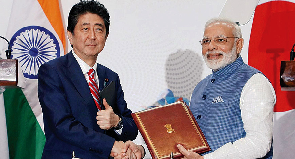 India, Japan likely to sign logistics support deal during Shinzo Abe's India visit