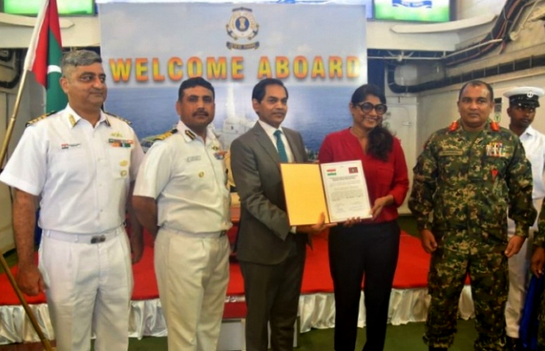 India donates ammunition consignment to MNDF