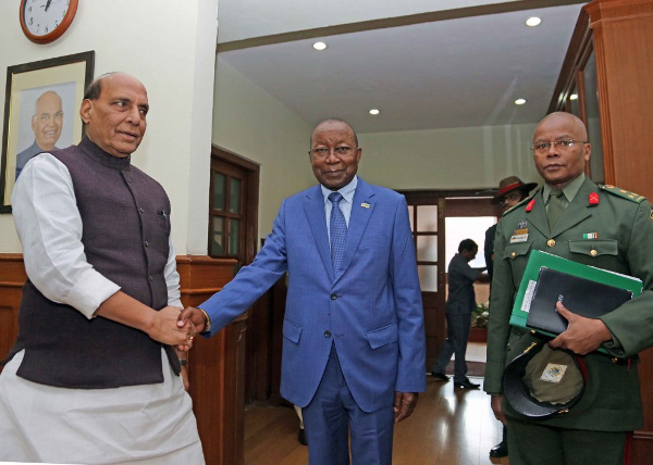 Mozambican Defence Minister meets with Rajnath Singh