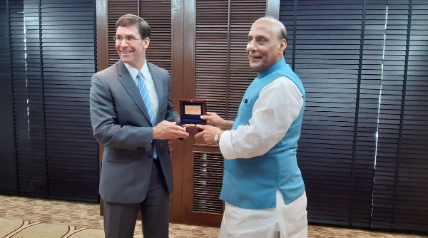 Rajnath Singh meets US counterpart Mark Esper in Bangkok