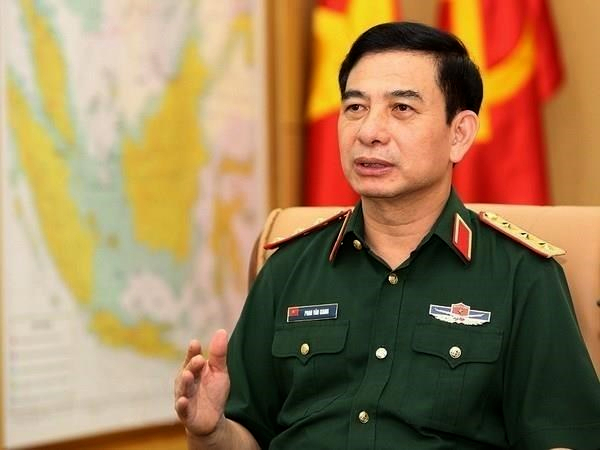 Sen. Lieut. Gen. Phan Van Giang is leading a high-ranking military delegation of the Vietnam People’s Army
