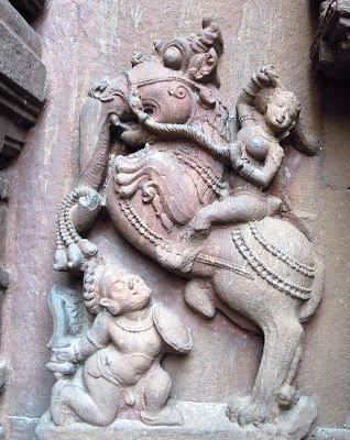  Figure 5: Gaja-vyala depicted on the walls of the Mukteswar Temple, Bhubaneshwar. Credit: Bibhu Dev Misra